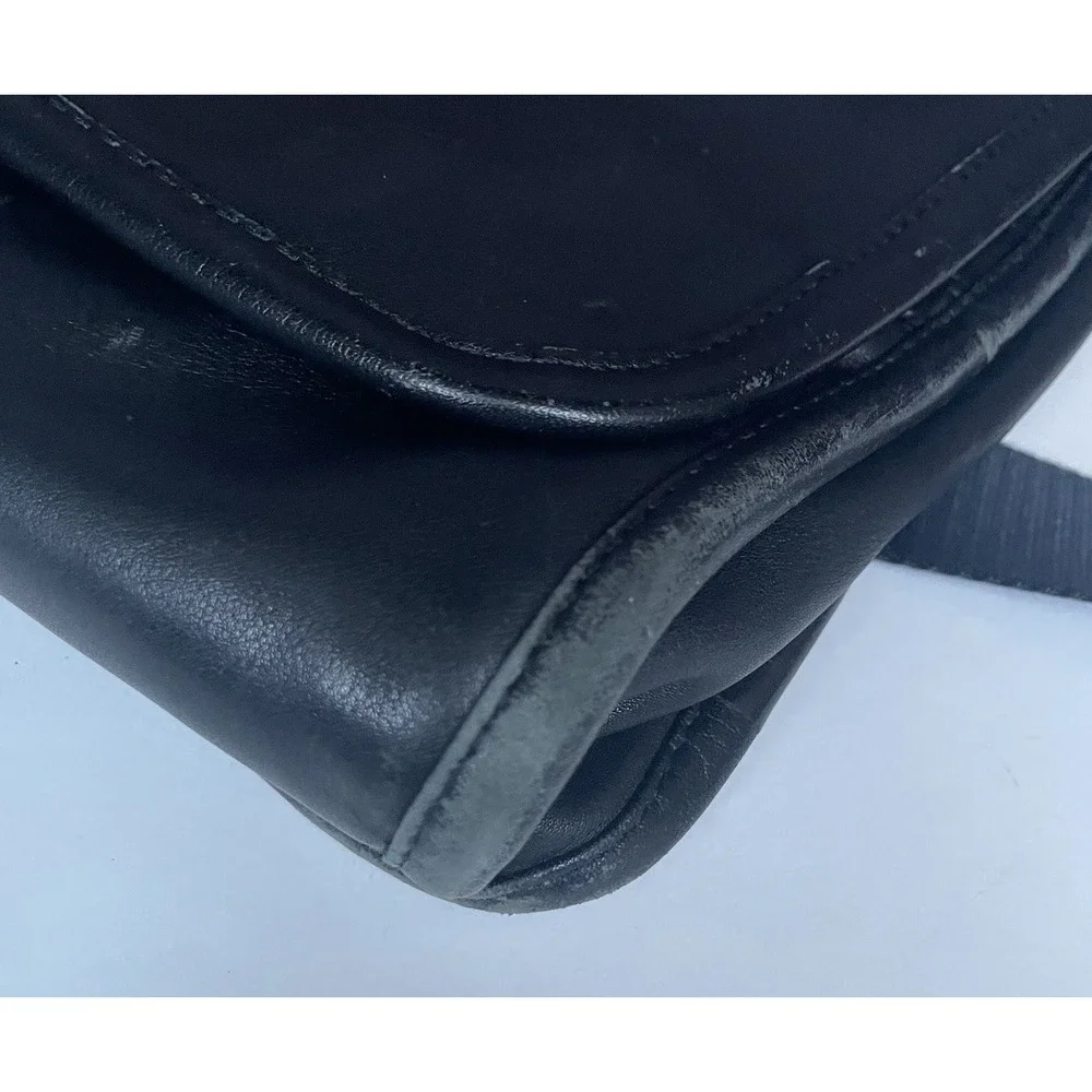 Vintage Tumi Men's Leather Laptop Briefcase Black Business Travel Bag 92112DH